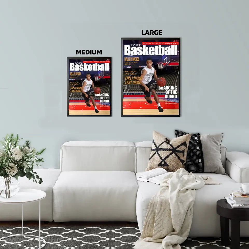 "Inside Basketball" Custom Basketball Wall Art