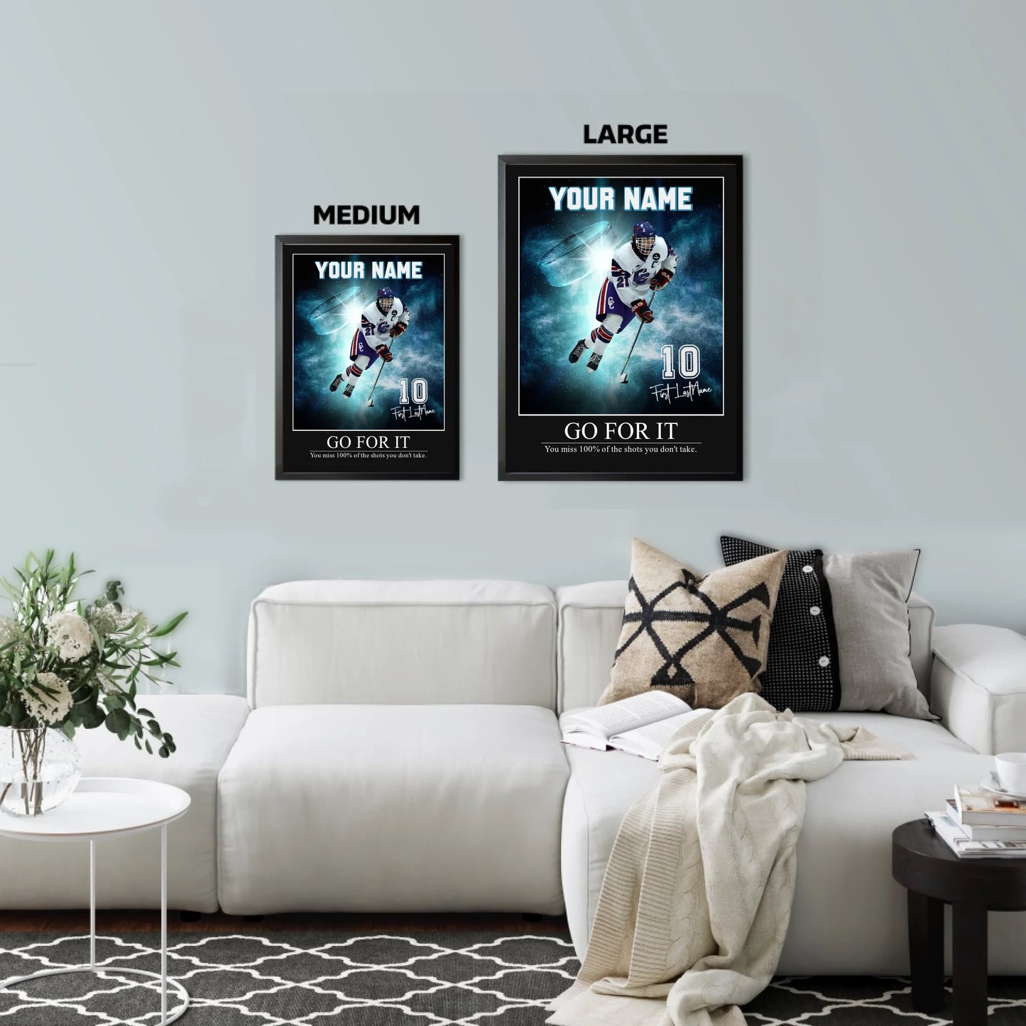 "Shining Moment" Custom Hockey Wall Art