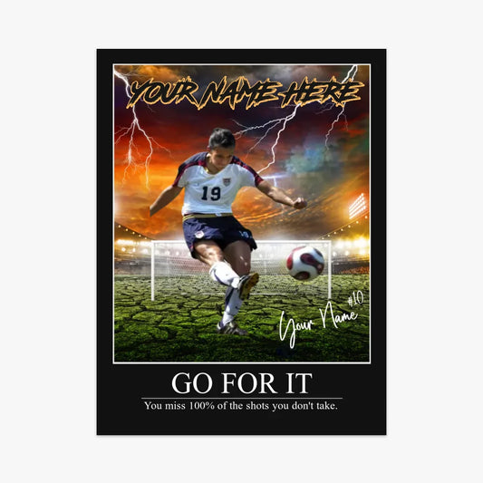 "Soccer Storm" Custom Soccer Wall Art