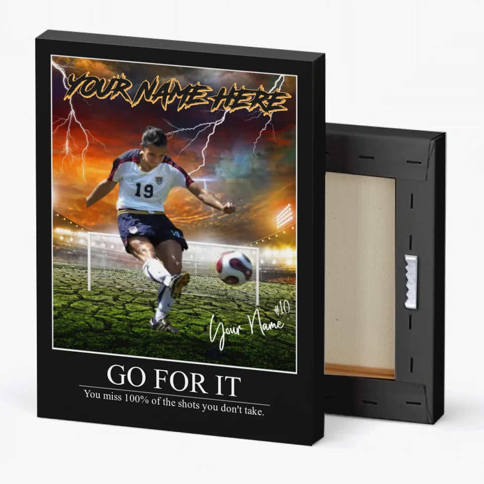 "Soccer Storm" Custom Soccer Wall Art