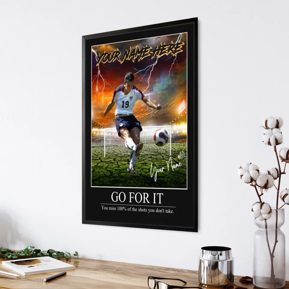 "Soccer Storm" Custom Soccer Wall Art