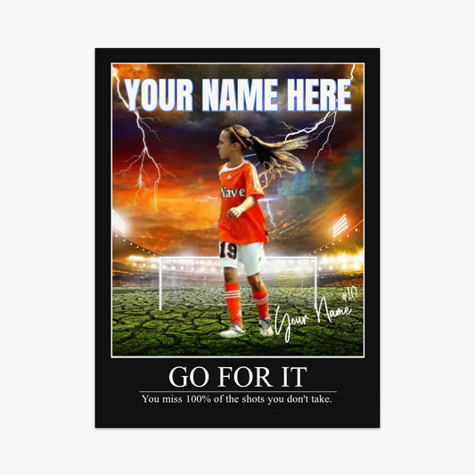 "Broken Ground" Custom Soccer Wall Art