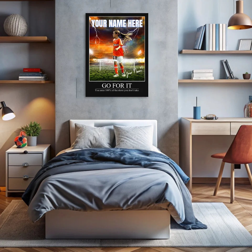 "Broken Ground" Custom Soccer Wall Art