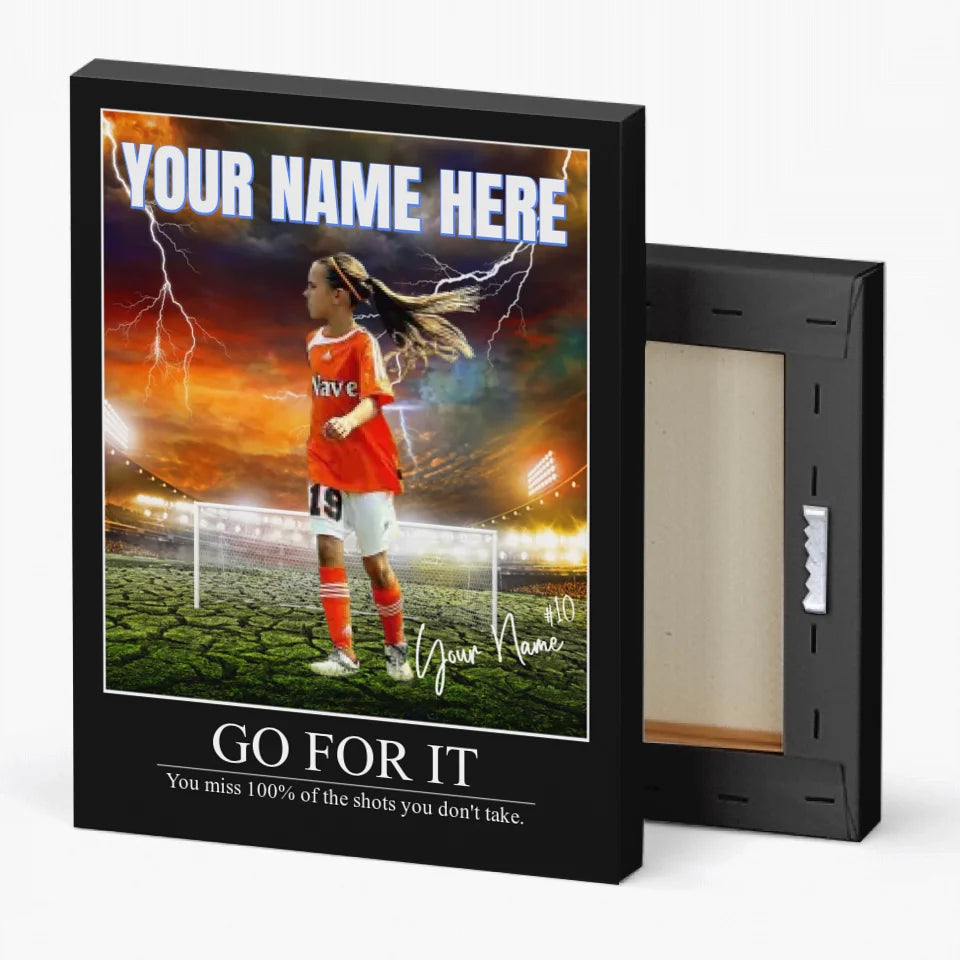 "Broken Ground" Custom Soccer Wall Art