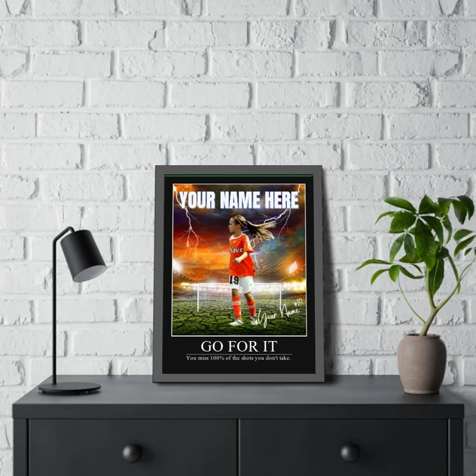 "Broken Ground" Custom Soccer Wall Art