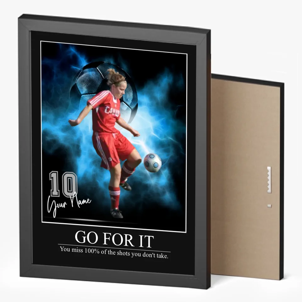 "Electric Moment" Custom Soccer Wall Art