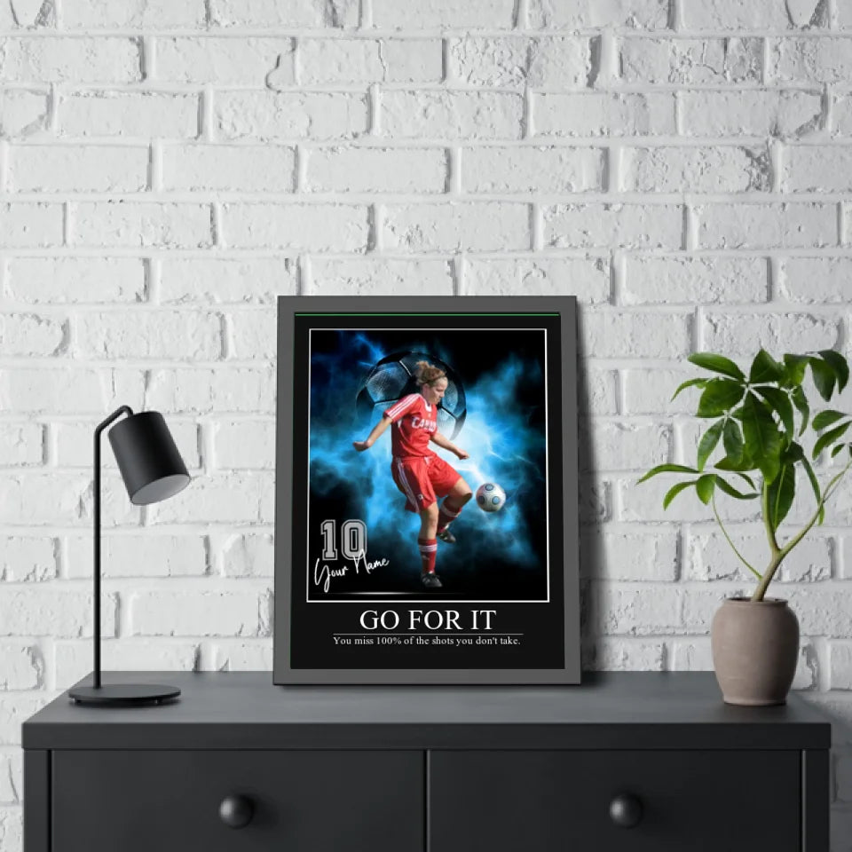 "Electric Moment" Custom Soccer Wall Art