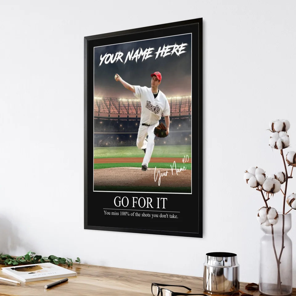 "King of the Hill" Custom Baseball Wall Art