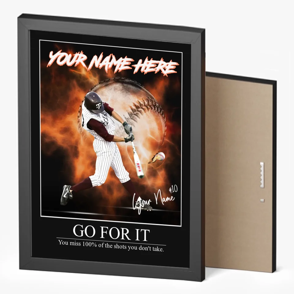 "Electric Moment" Custom Baseball Wall Art