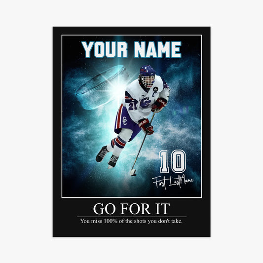 "Shining Moment" Custom Hockey Wall Art