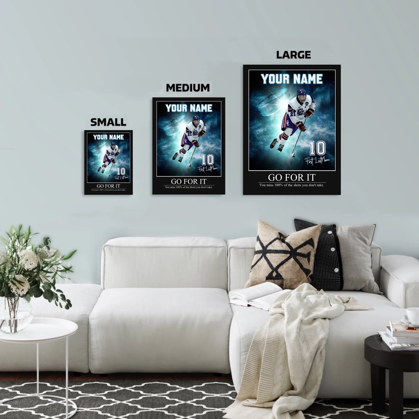 "Shining Moment" Custom Hockey Wall Art