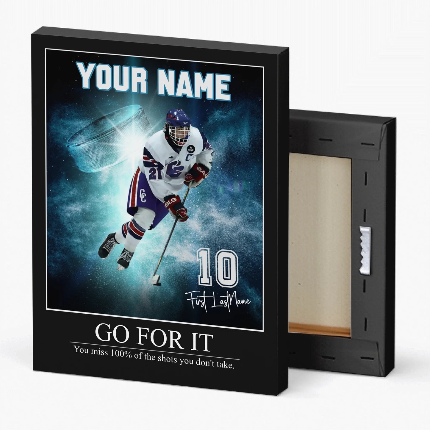 "Shining Moment" Custom Hockey Wall Art