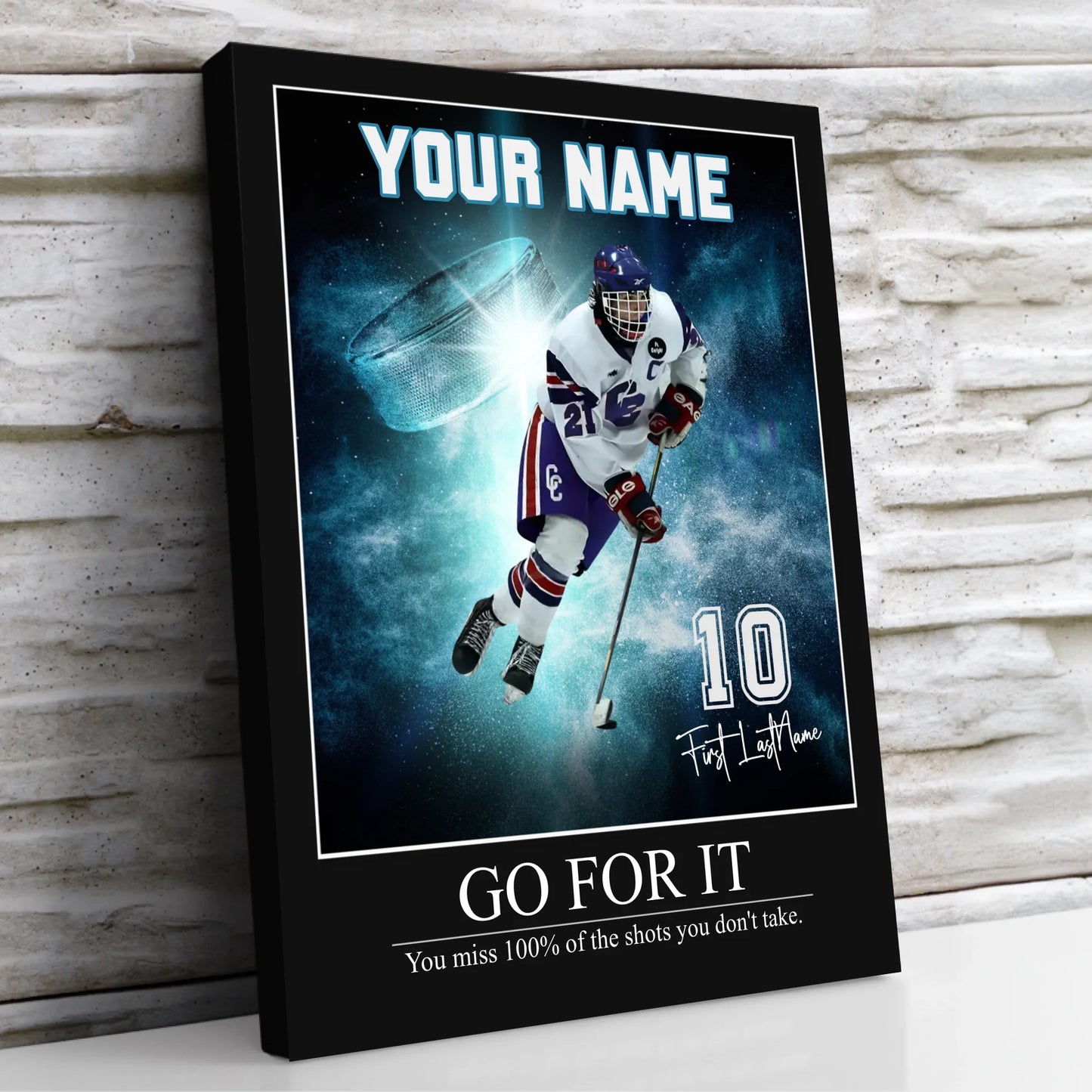 "Shining Moment" Custom Hockey Wall Art