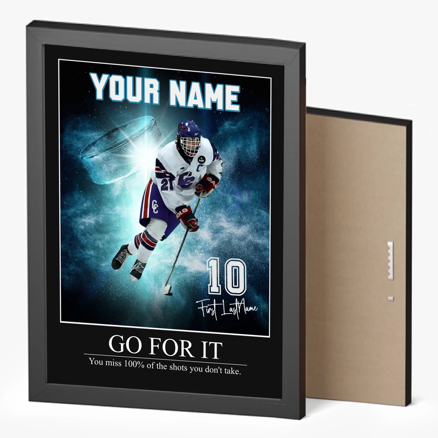 "Shining Moment" Custom Hockey Wall Art