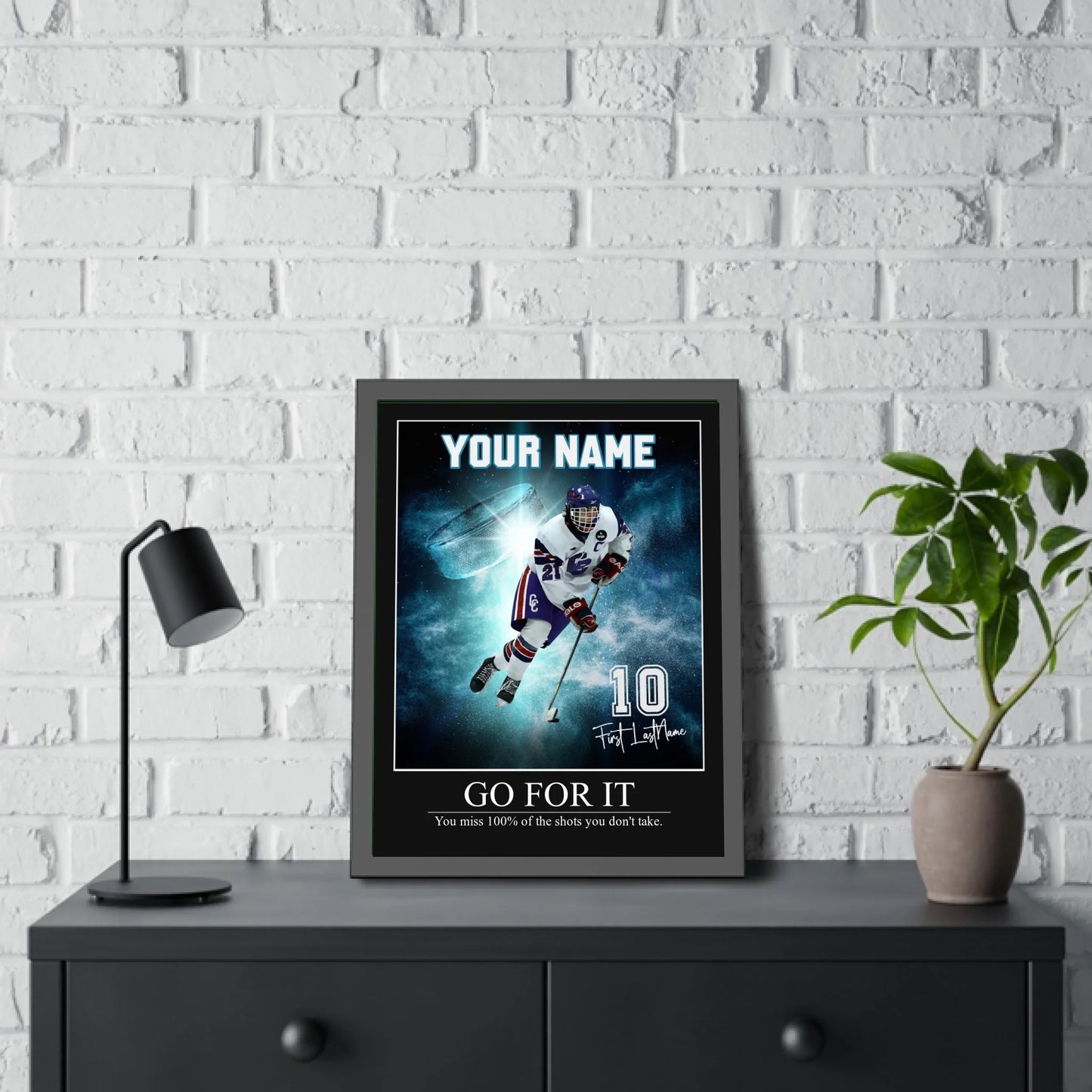 "Shining Moment" Custom Hockey Wall Art