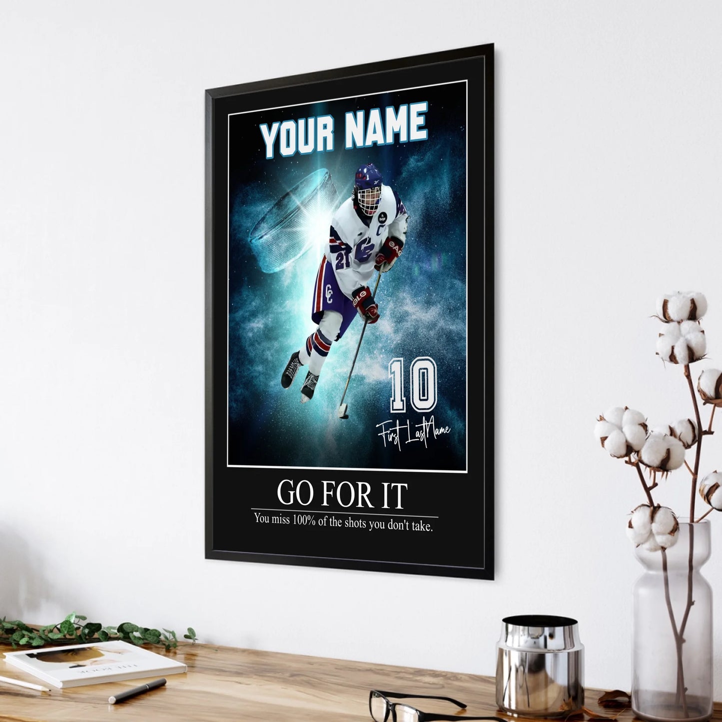 "Shining Moment" Custom Hockey Wall Art